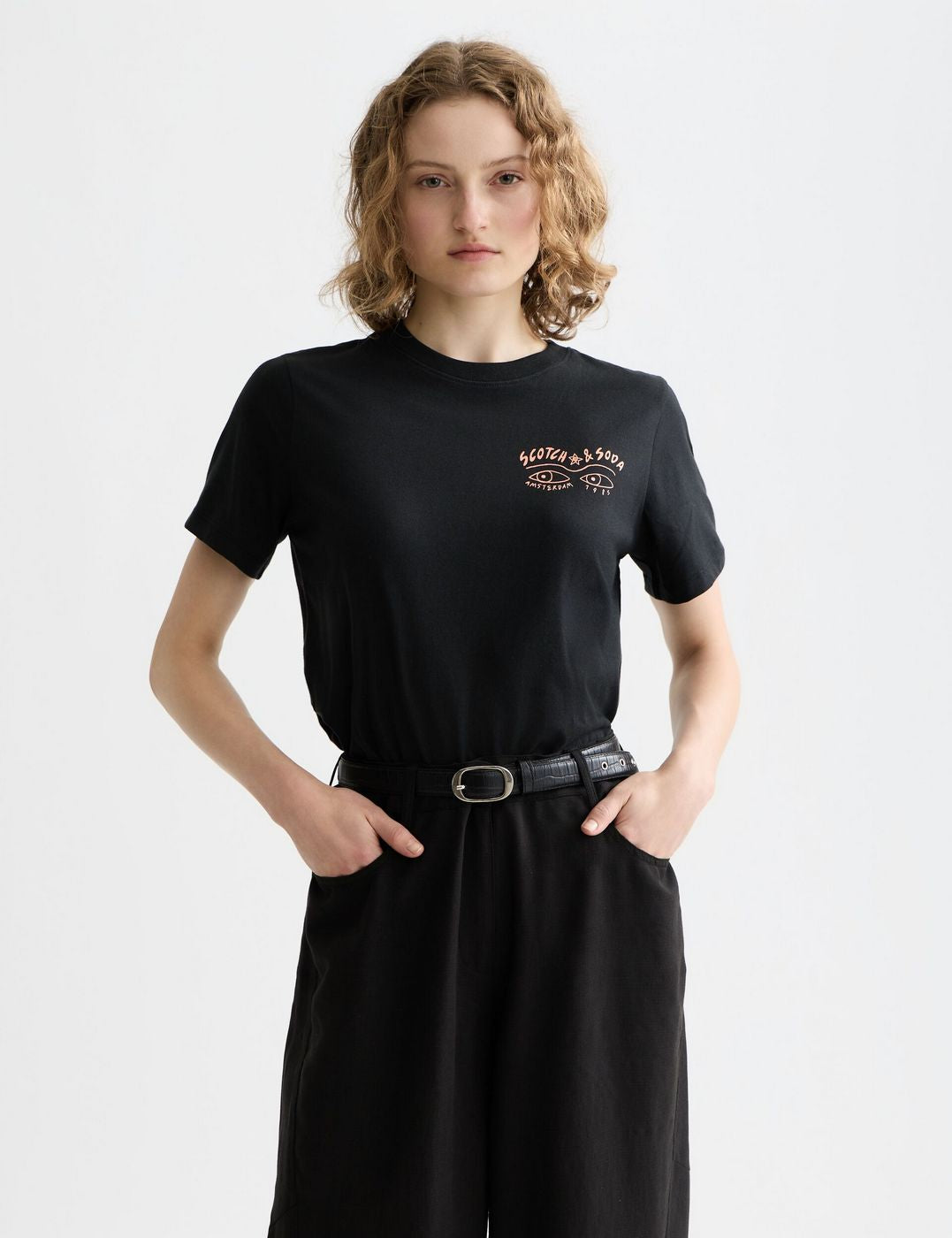 T-Shirt Small Chest Artwork Regular Fit - Meteorite