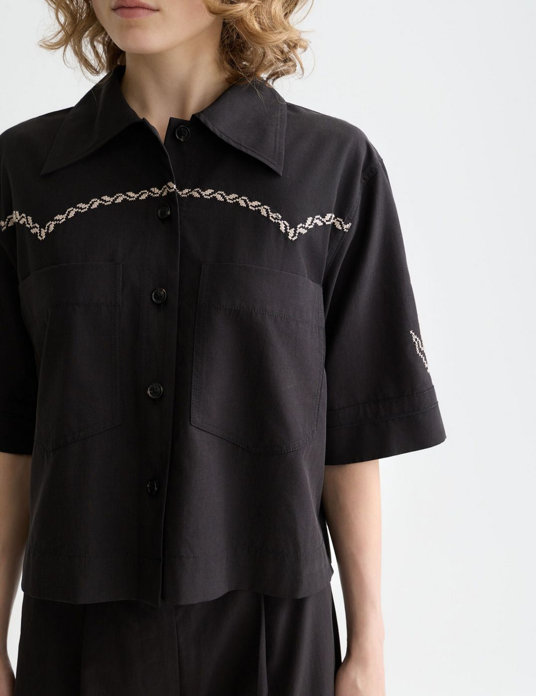Chemise Boxy Short Sleeve - Meteorite