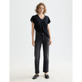 T-Shirt Core Slub V-Neck - Black