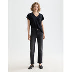 T-Shirt Core Slub V-Neck - Black