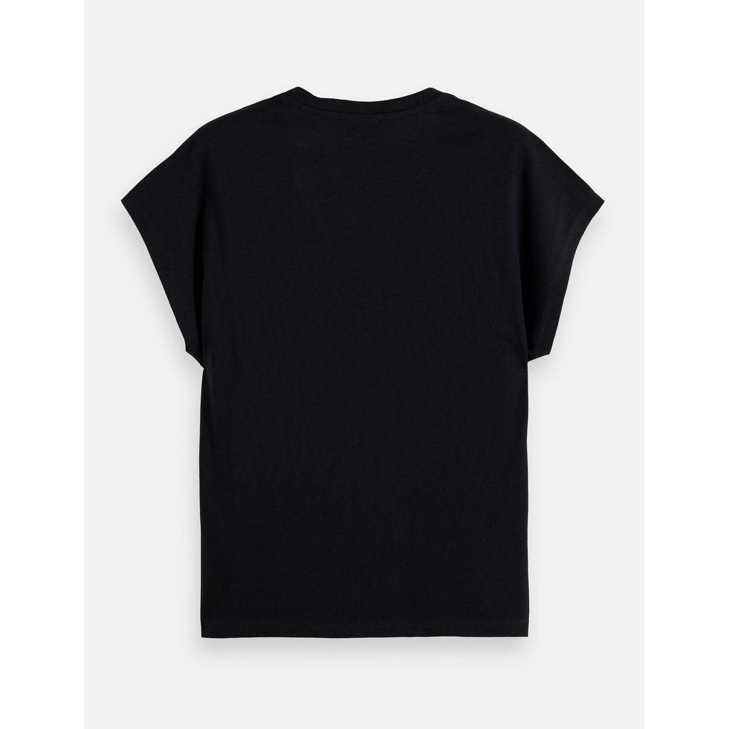 T-Shirt Core Slub V-Neck - Black