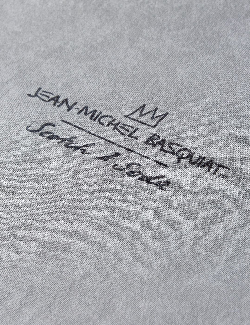 T-shirt Basquiat Graphich Loose-Fit - Steel Grey