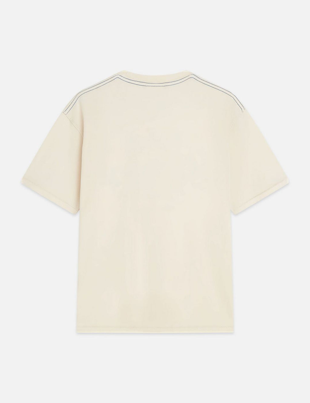 T-Shirt Basquiat Washed Artwork - Eggnog