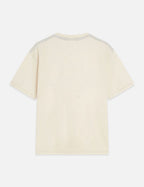 T-Shirt Basquiat Washed Artwork - Eggnog
