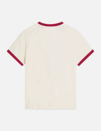 T-shirt Regular-Fit With Contrast Binding - Eggnog