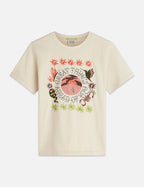 T-shirt Embroidered Artwork Regular-Fit - Fog