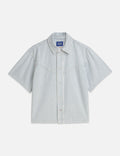 Chemise Short Sleeve Denim - Indigo Stripe