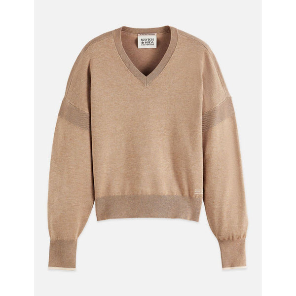 Pull V-Neck Relaxed - Amphora Melange