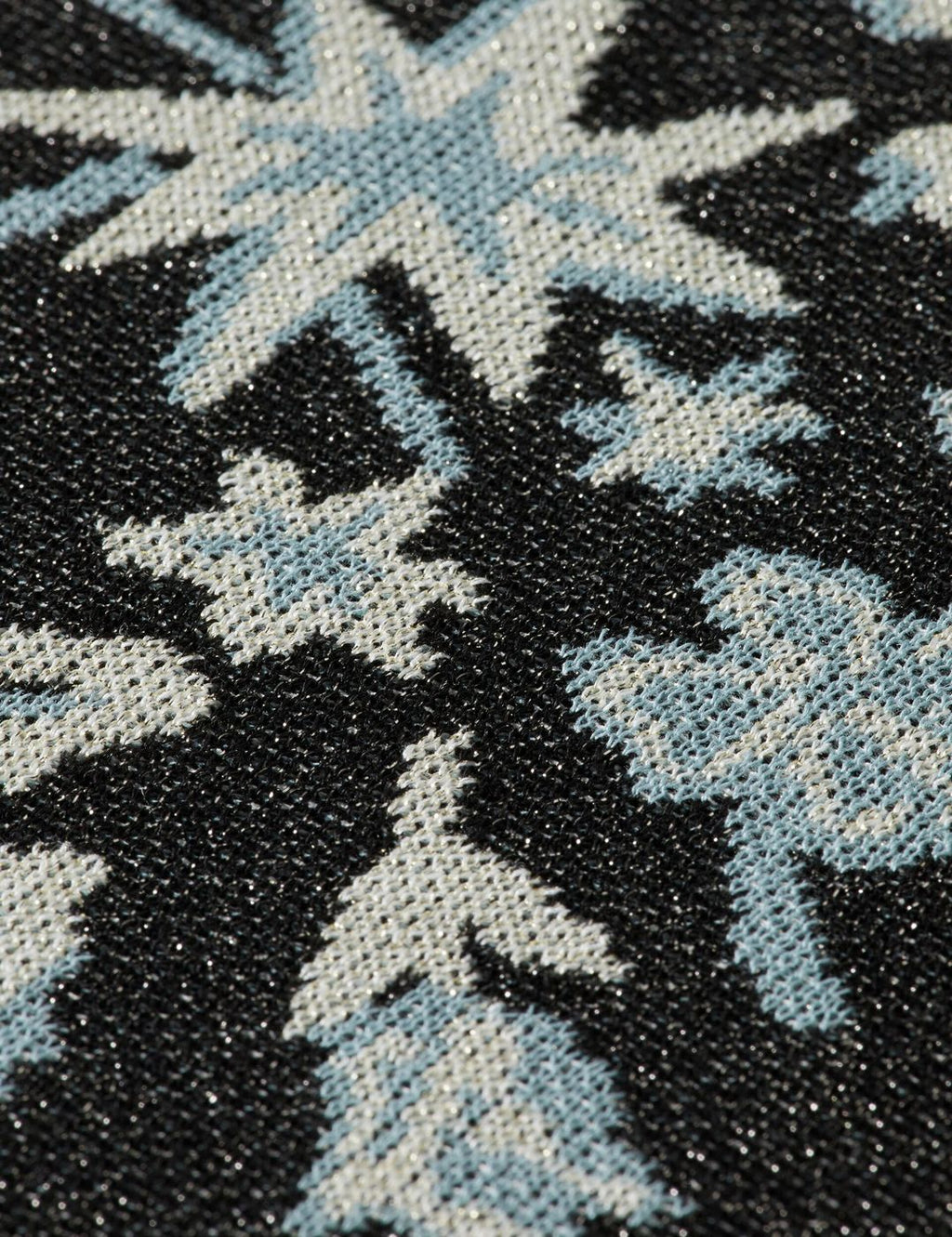 Veste 40 Years Jacquard Belted Knitted - Meteorite