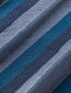 Cardigan Pleated Stripe Collared - Carbon