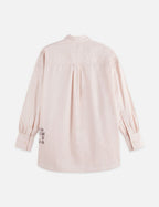 Chemise Embroidery Girlfriend - Rose Dust Stripe
