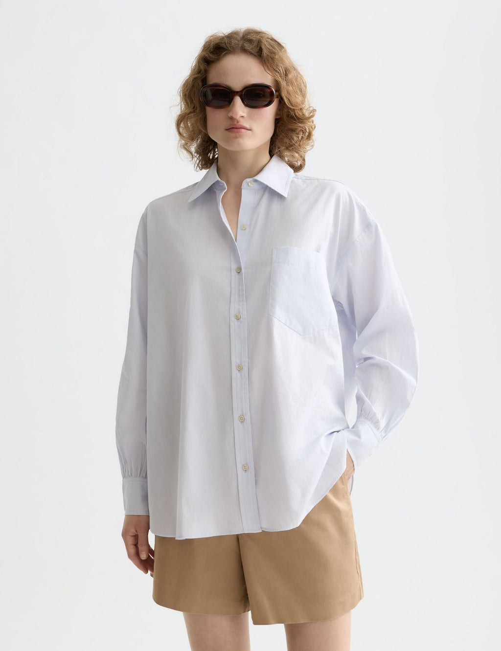 Chemise Core Girlfriend Poplin - Shirting Blue