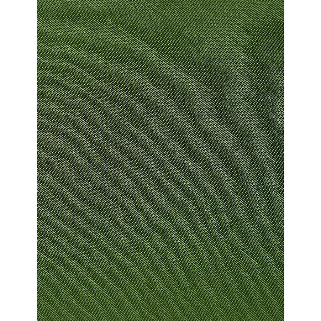 Sweat Tencel V-Neck Shortsleeved - Garden Green