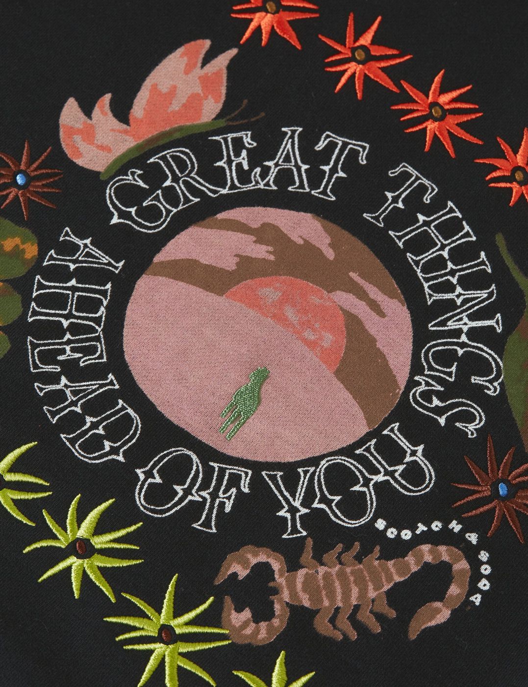 Sweat Artwork Relaxed-Fit - Meteorite