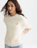 Sweat Embroidered Regular-Fit - Eggnog