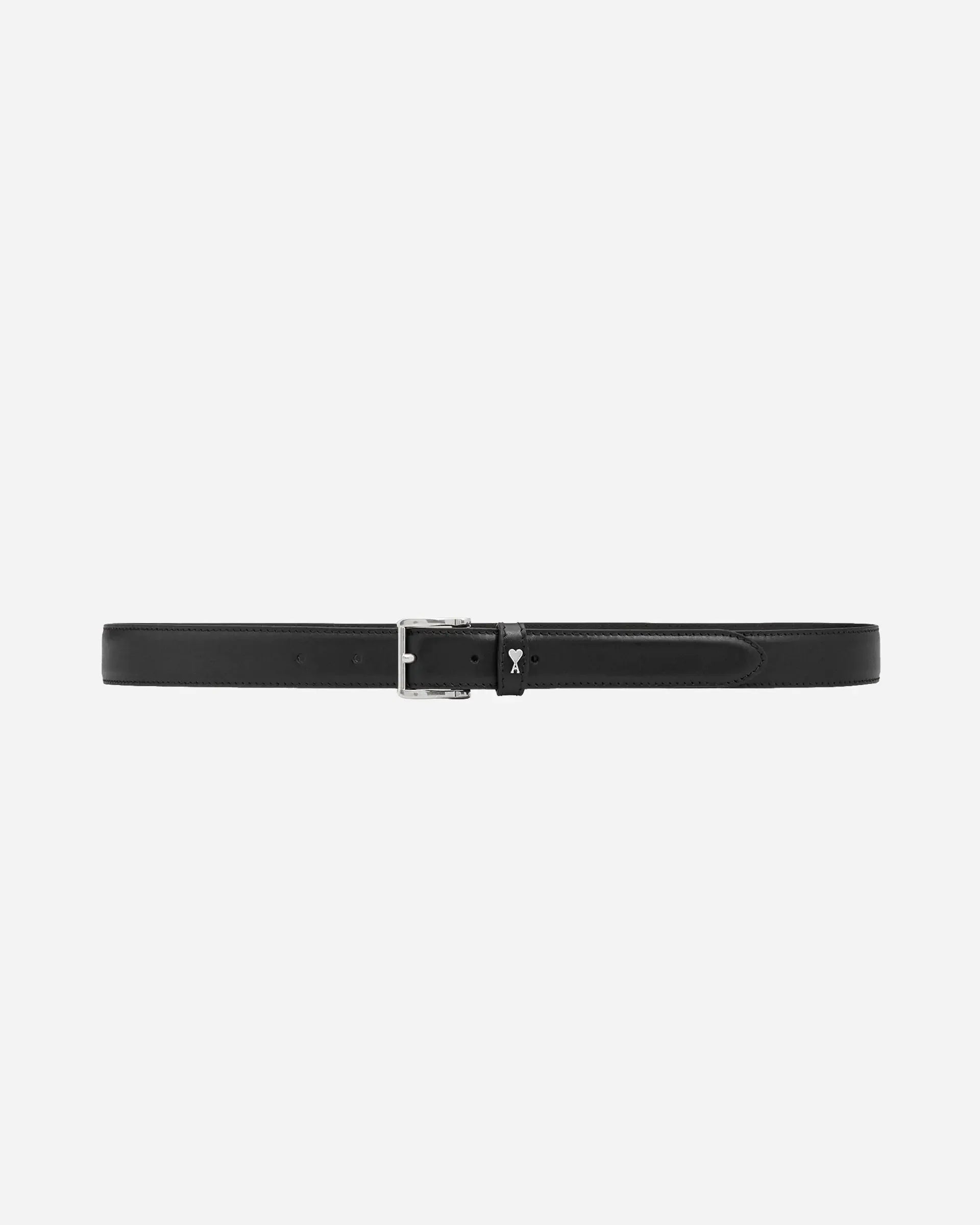 Ami Paris - Ceinture Paris En Cuir De Vachette