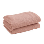 Serviettes Invité "Spa" - 100% Coton - Blush