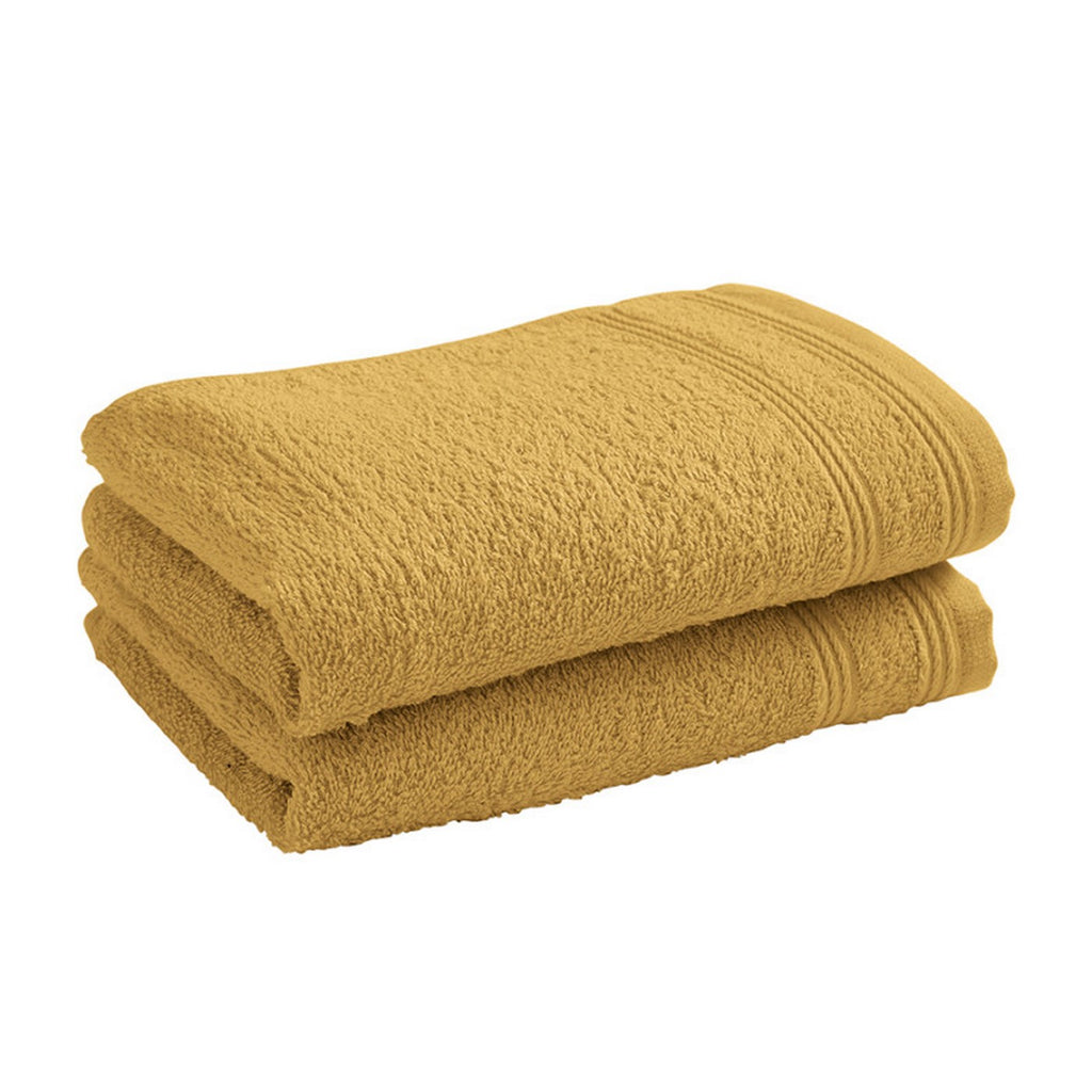 Serviettes Invité "Spa" - 100% Coton - Mais
