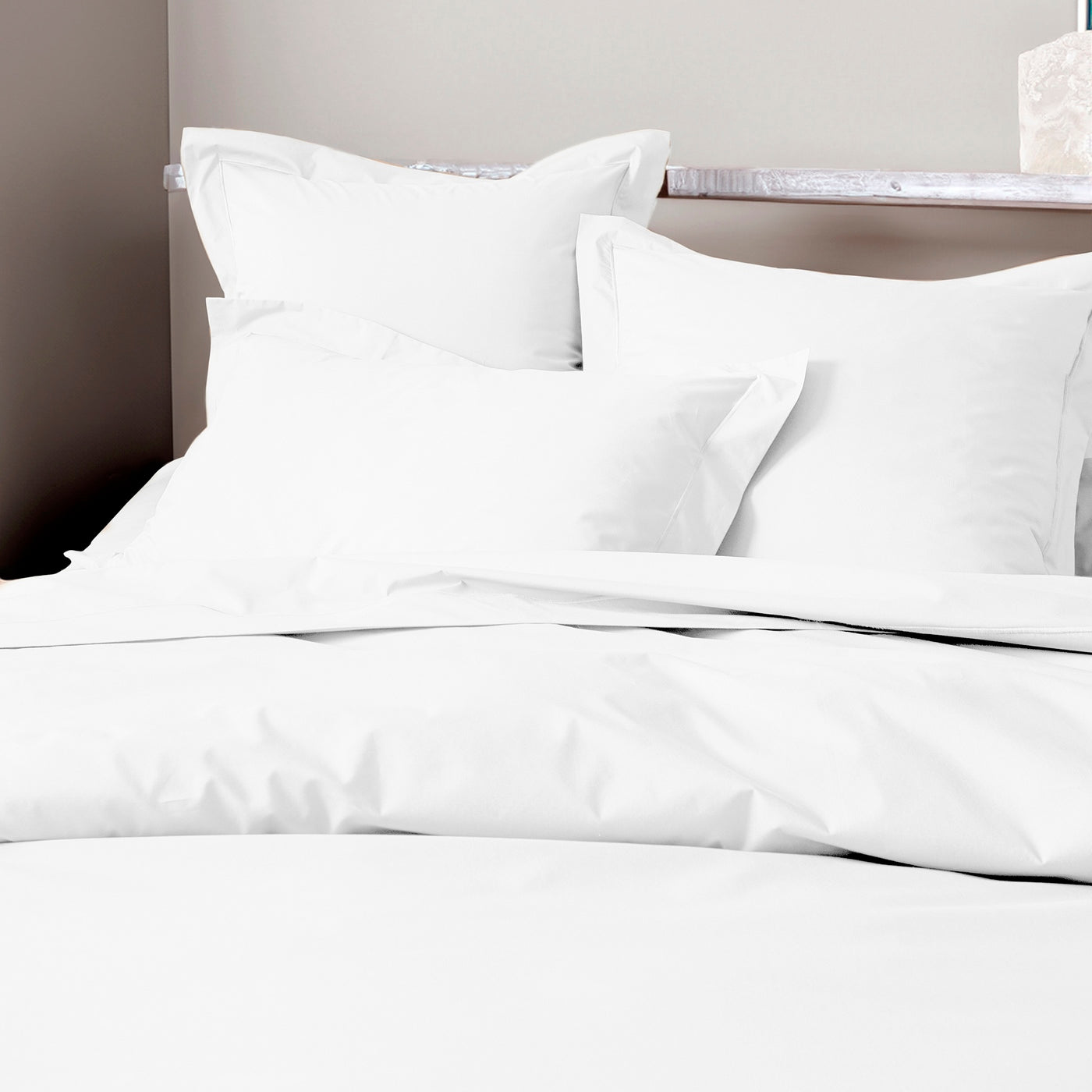 Fitted Sheet - 100% Percale Cotton - Snow