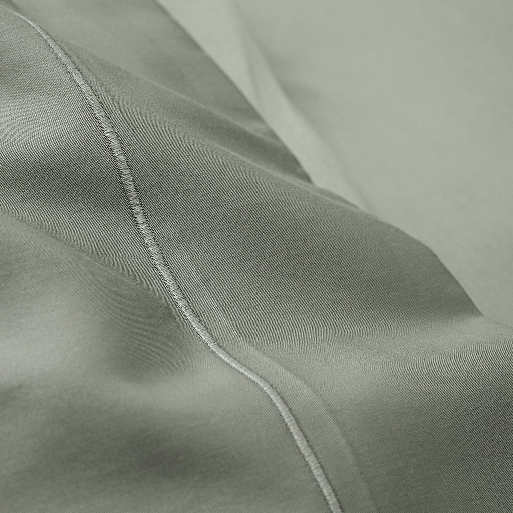Drap Plat - 100% Percale Coton - Ardoise