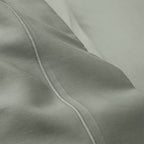 Drap Plat - 100% Percale Coton - Ardoise