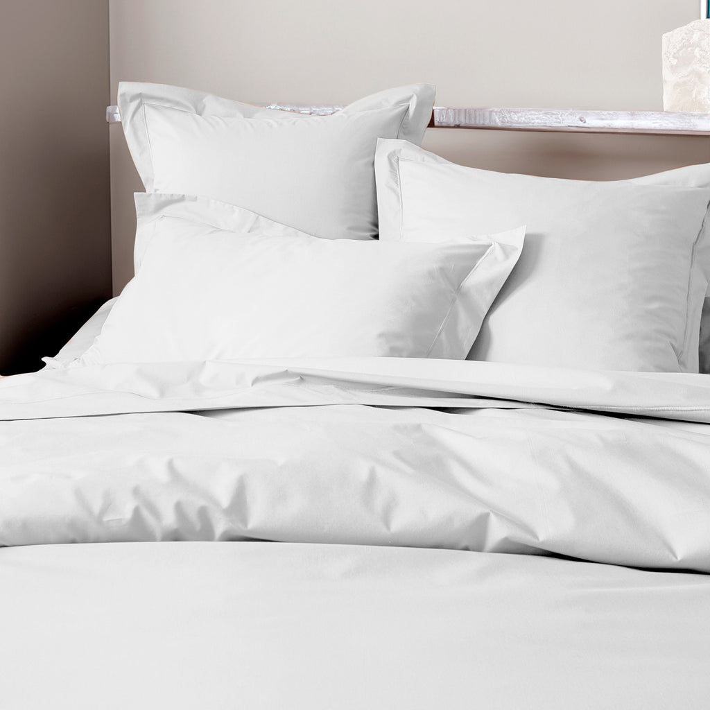 Housse De Couette - 100% Percale Coton - Neige