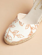Udaipur Ribbon Espadrilles - Indian Pattern Canvas - Women