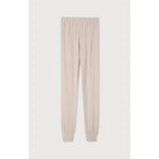 Pantalón de Chándal Recto - Beige Jaspeado - Mujer