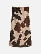 Jupe Linen - Painterly Animal Eggnog