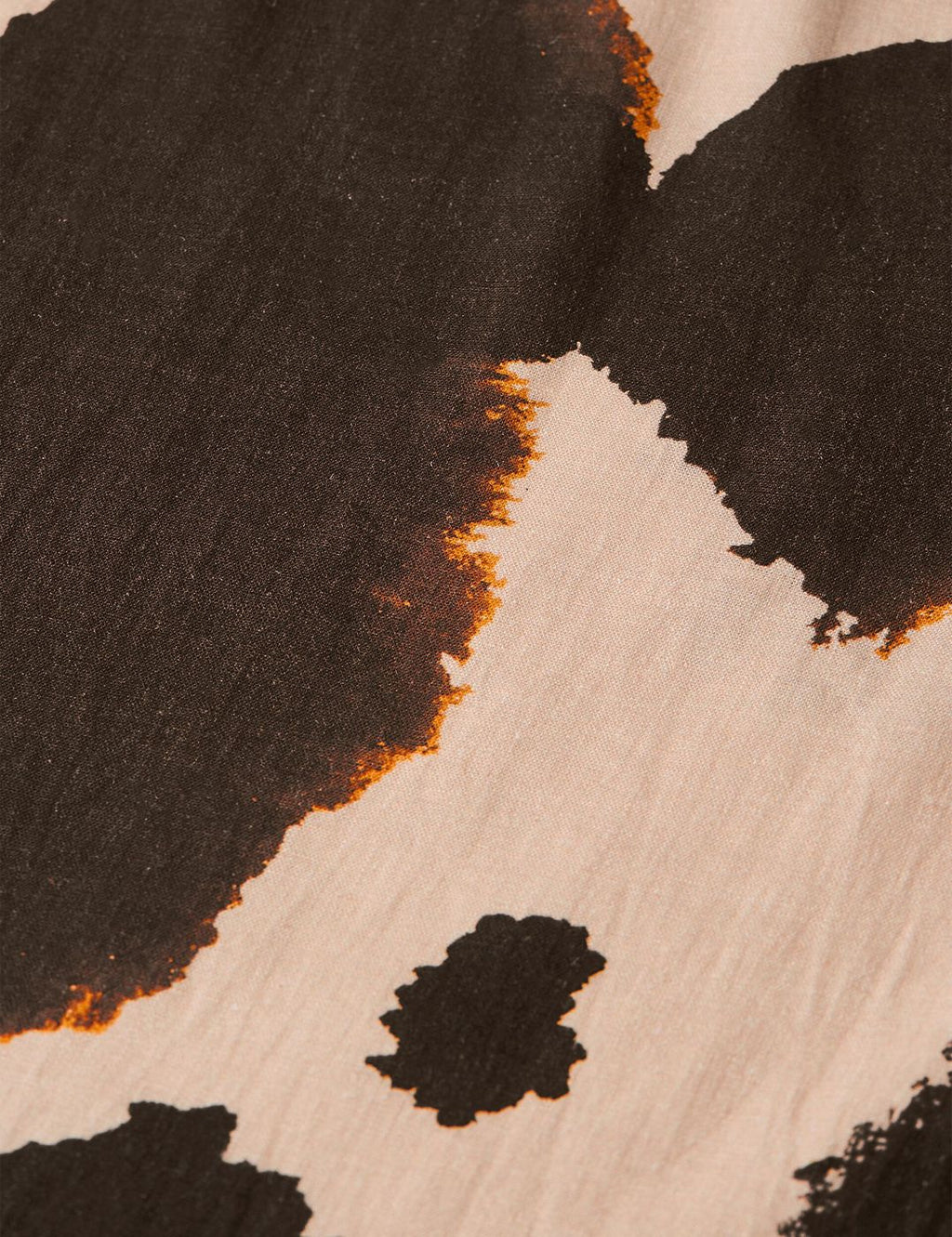 Jupe Linen - Painterly Animal Eggnog