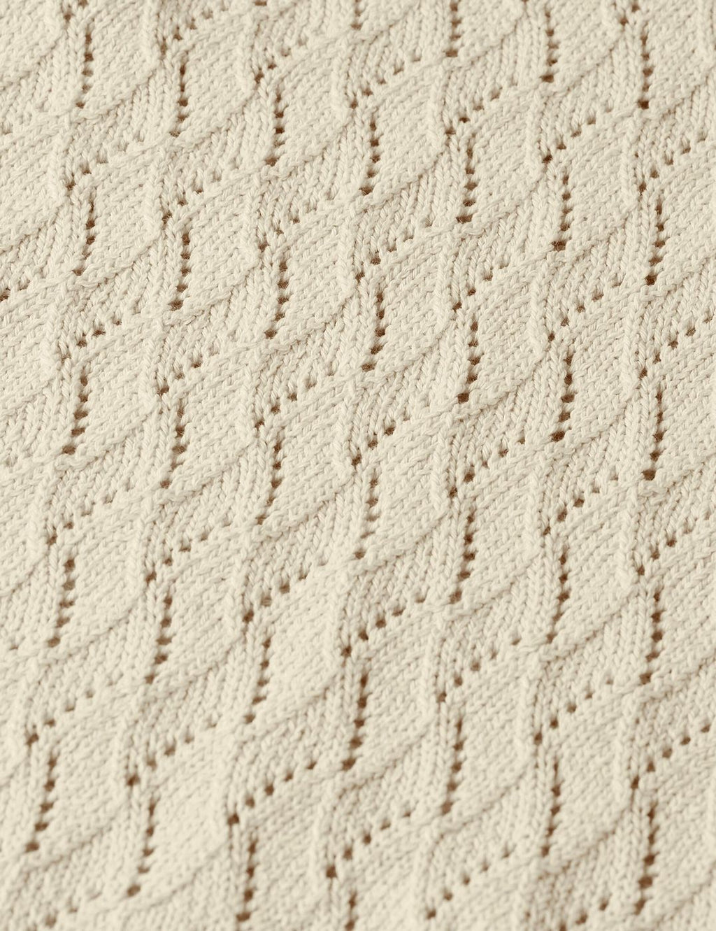 Robe Pointelle Stitch Knitted Short Tunic - Fog