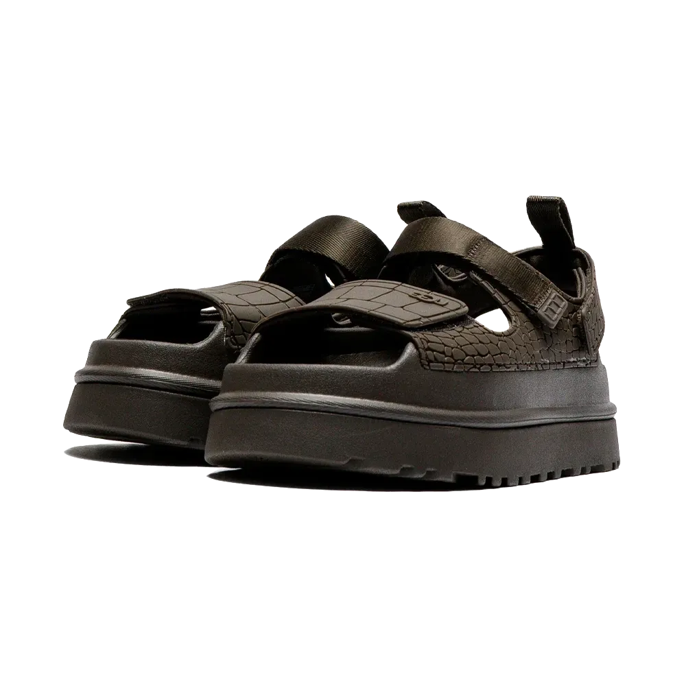 Ugg - Sandales Goldenglow Embossed Dense Smoke