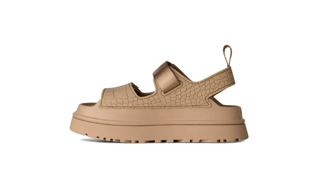 UGG - Goldenglow Embossed Sandal Mustard Seed - Beige