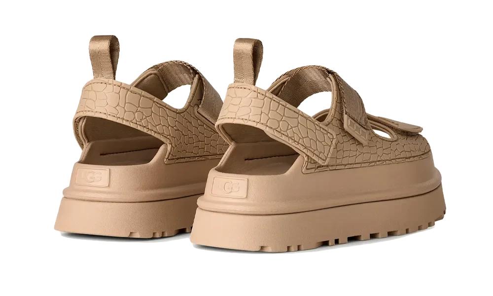 UGG - Goldenglow Embossed Sandal Mustard Seed - Beige