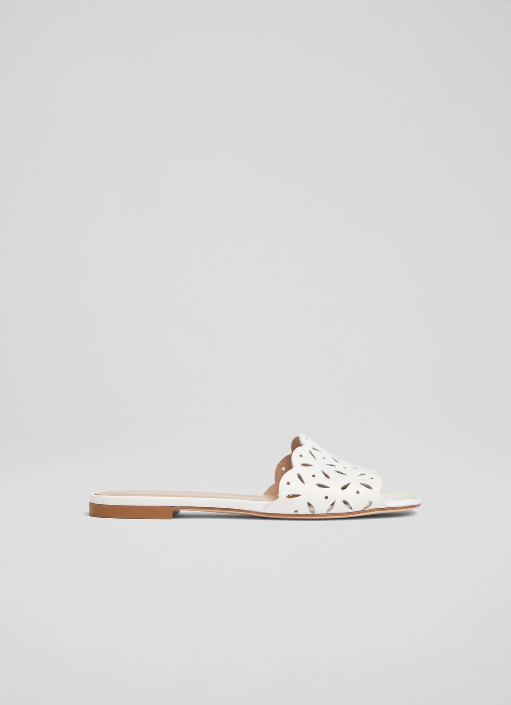 LK Benett - Mulas de Cuero Amaya - Blanco