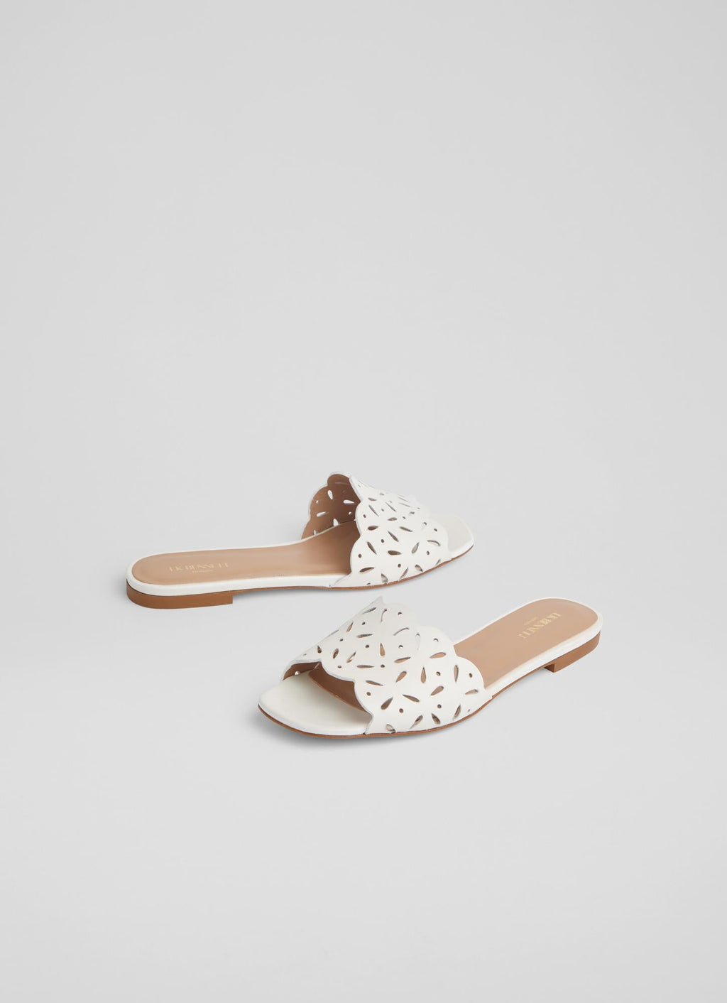 LK Benett - Mulas de Cuero Amaya - Blanco
