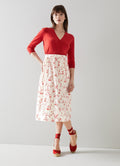 LK Benett - Falda Midi Callie - Crema