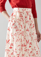 LK Benett - Falda Midi Callie - Crema