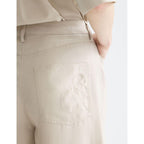 Pantalon Lotus - High Rise Barrel Leg Twill - Moonstruck