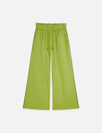 Pantalon Cotton Voile Pull On Beach - Green Oasis