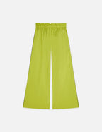 Pantalon Cotton Voile Pull On Beach - Green Oasis