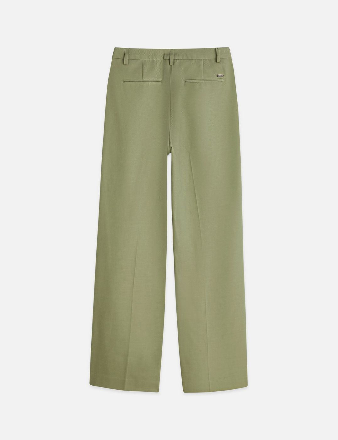 Pantalon Edie - High Rise Wide Leg - Oil Green
