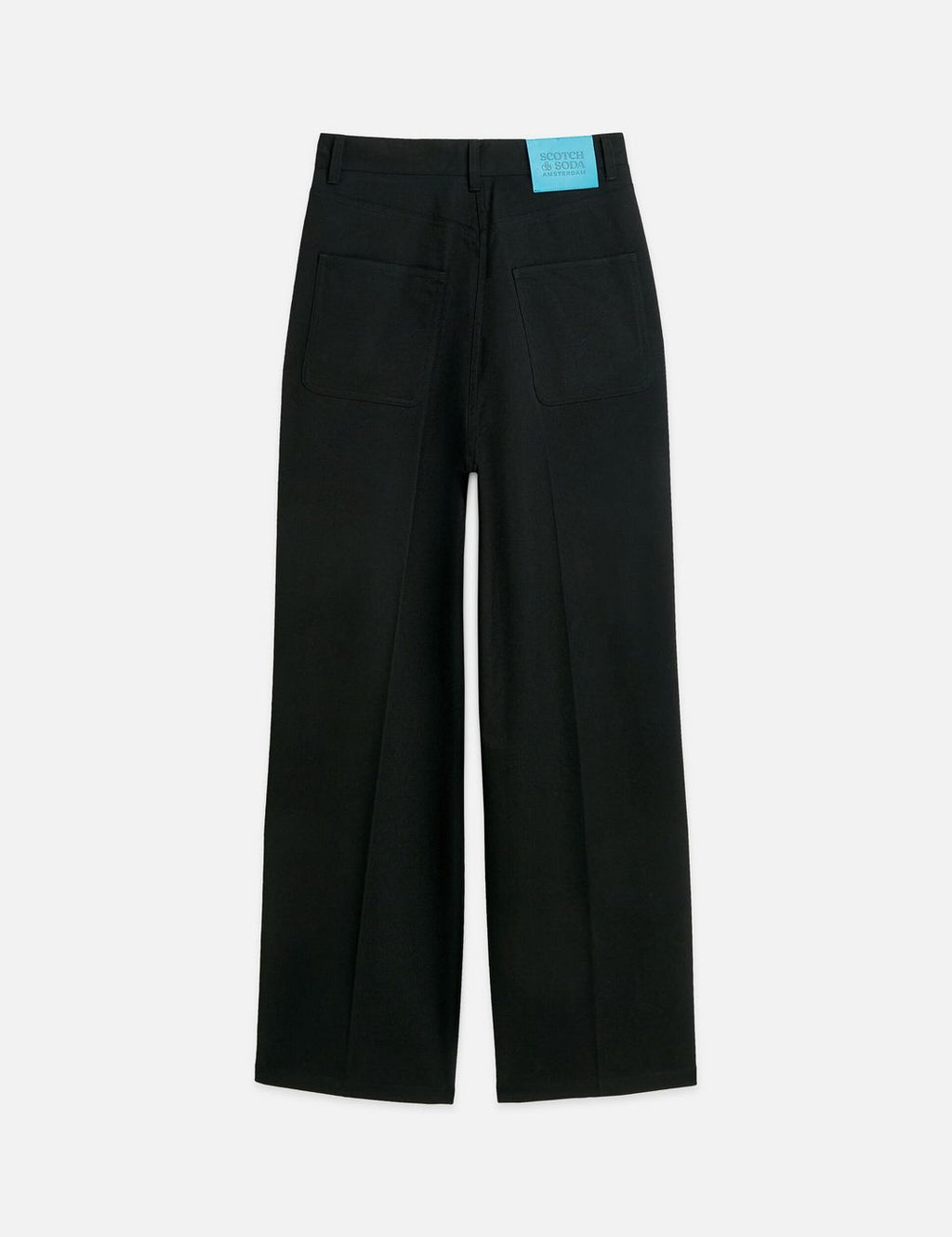 Pantalon Raine - Studded High Rise Wide Leg - Meteorite