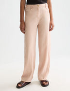 Pantalon Lotus - Twill High Rise Barrel Leg - Rose Dust