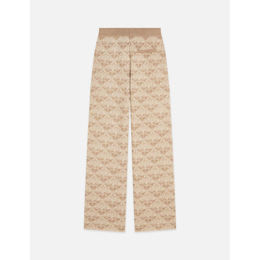 Pantalon Monogram Jacquard Knitted - Travertine
