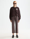 Jeansy Sky proste — Garment Dye Colours - Chocolate Plum