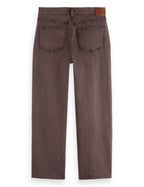 Jeansy Sky proste — Garment Dye Colours - Chocolate Plum
