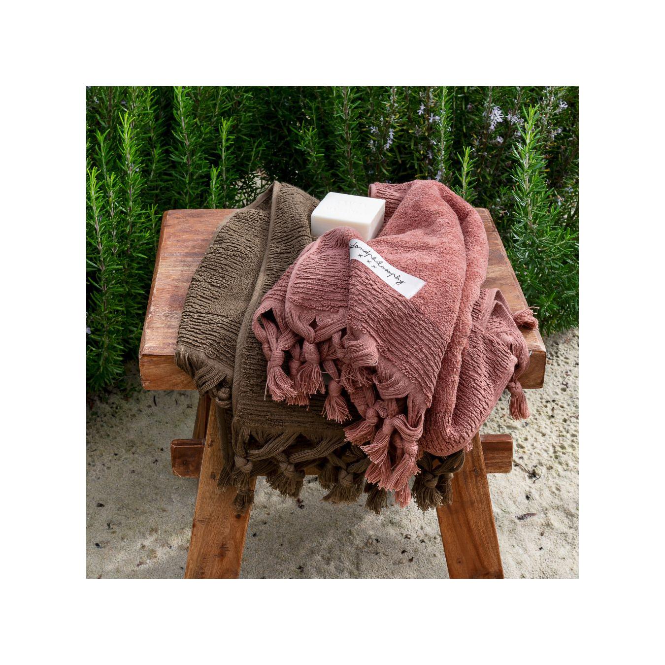 Lote de 2 toallas de rizo - Ulysse - Army