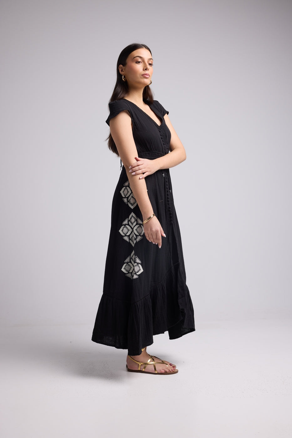 Long Dress - Ulysse - Black