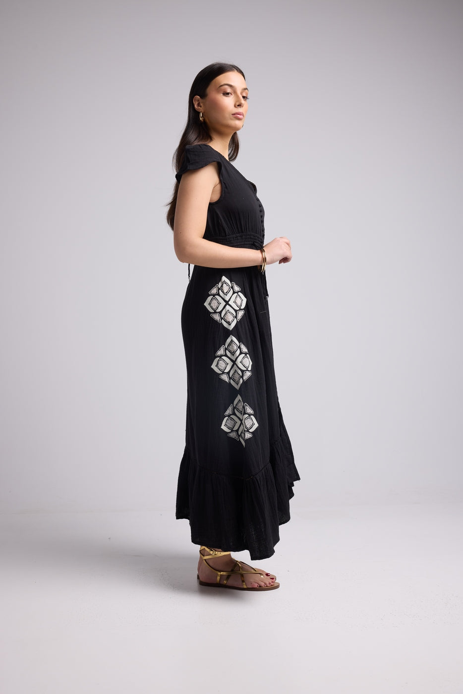 Long Dress - Ulysse - Black